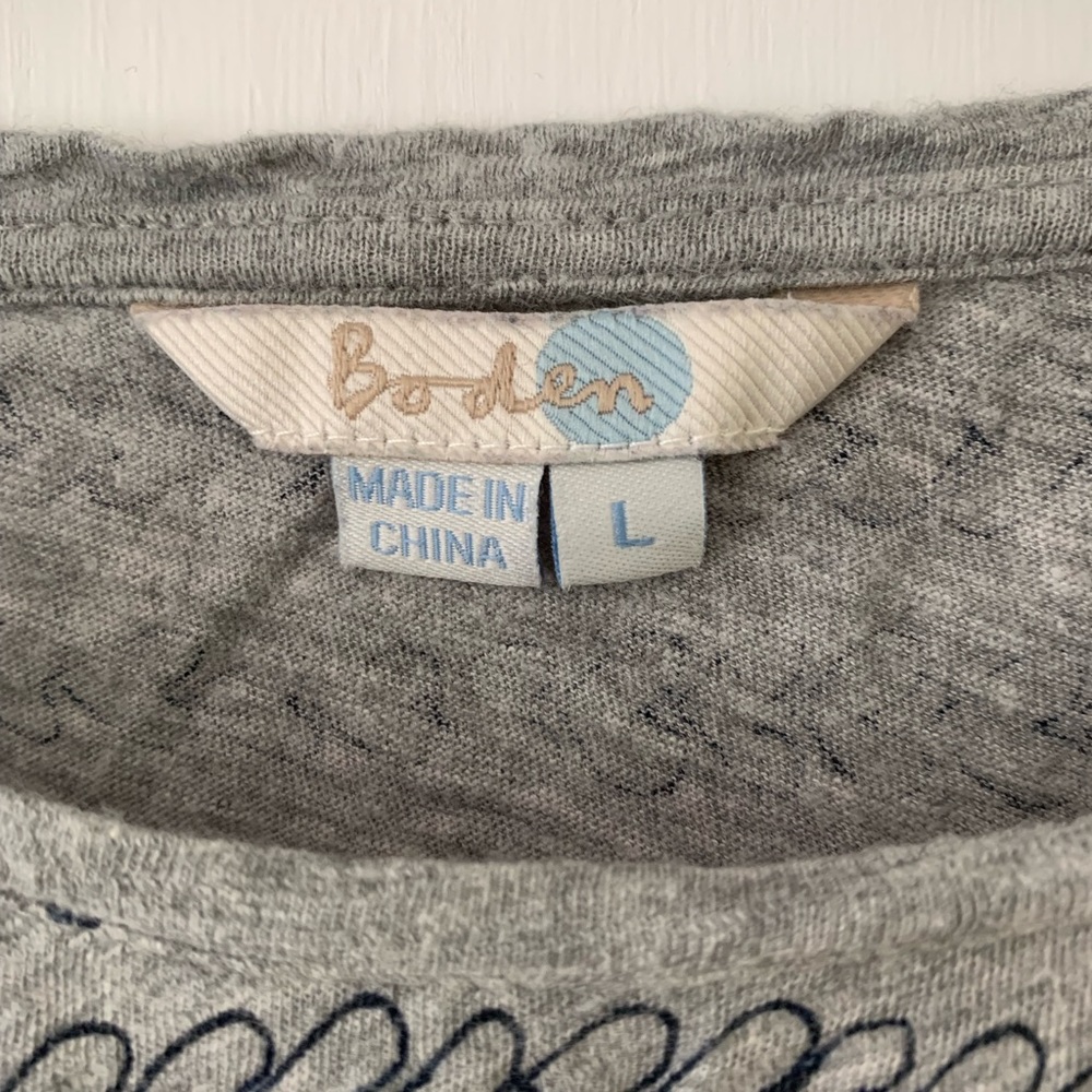 Boden Gray Short Sleeve Tee - Picture 3 of 6